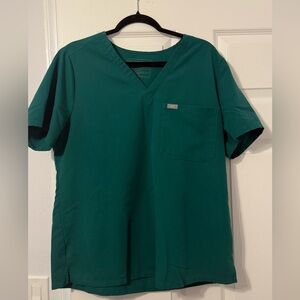 FIGS Women’s Hunter Green Scrub Top